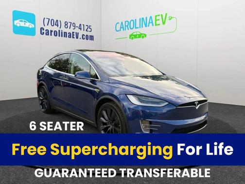 Deep Blue Metallic 2016 Tesla Model X 90D
