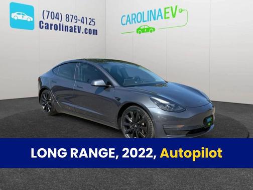Gray 2022 Tesla Model 3 Long Range