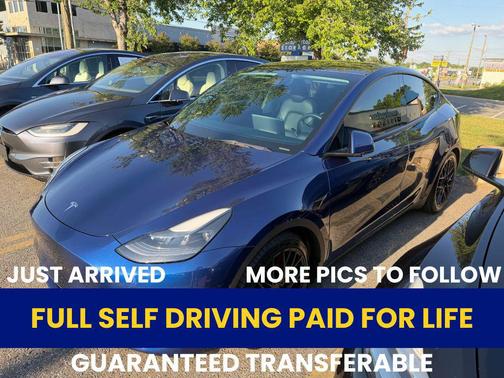 Blue 2021 Tesla Model Y Performance Dual Motor All-Wheel Drive