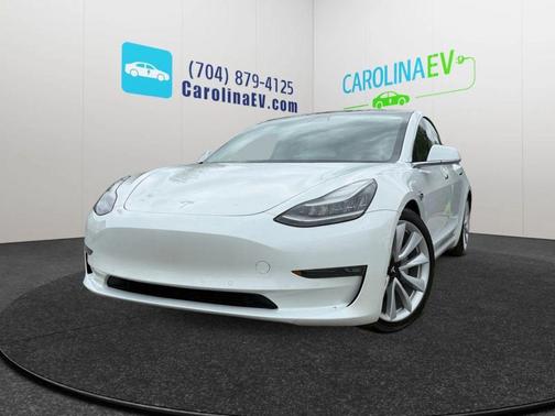 Pearl White Multi-Coat 2018 Tesla Model 3 Long Range