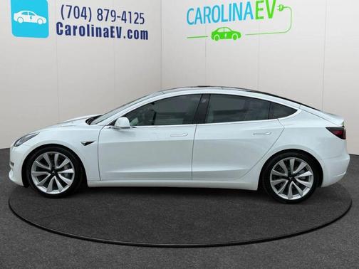 Pearl White Multi-Coat 2018 Tesla Model 3 Long Range