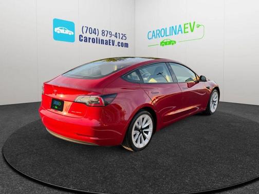 Red Multi-Coat 2022 Tesla Model 3 Long Range