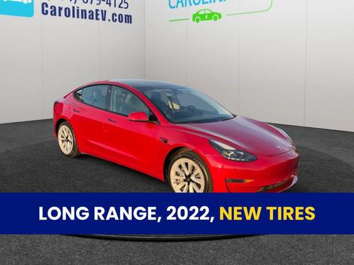 Red Multi-Coat 2022 Tesla Model 3 Long Range