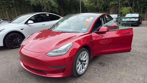 Red Multi-Coat 2022 Tesla Model 3 Long Range