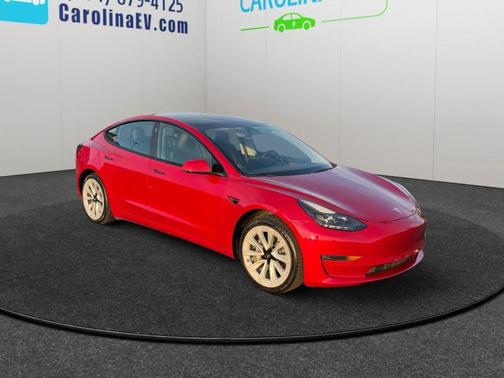 Red Multi-Coat 2022 Tesla Model 3 Long Range