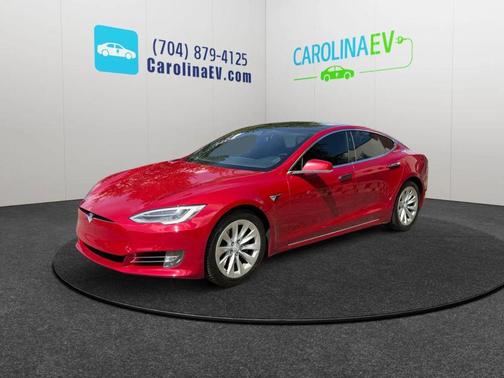 Red Multi-Coat 2017 Tesla Model S 75D