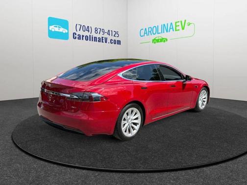 Red Multi-Coat 2017 Tesla Model S 75D