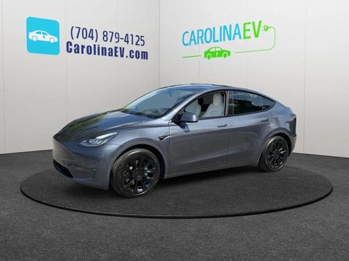Gray 2021 Tesla Model Y Long Range Dual Motor All-Wheel Drive