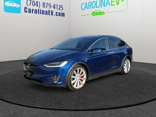 Deep Blue Metallic 2016 Tesla Model X P90D