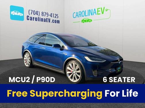 Deep Blue Metallic 2016 Tesla Model X P90D
