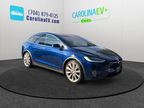 Deep Blue Metallic 2016 Tesla Model X P90D