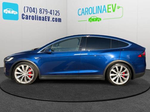 Deep Blue Metallic 2016 Tesla Model X P90D