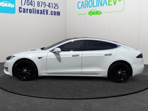 White 2017 Tesla Model S 90D