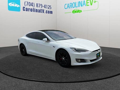 White 2017 Tesla Model S 90D