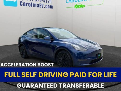 Deep Blue Metallic 2022 Tesla Model Y Long Range Dual Motor All-Wheel Drive