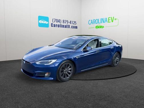 Deep Blue Metallic 2016 Tesla Model S 90D