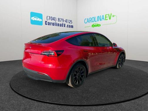 Red Multi-Coat 2021 Tesla Model Y Long Range Dual Motor All-Wheel Drive