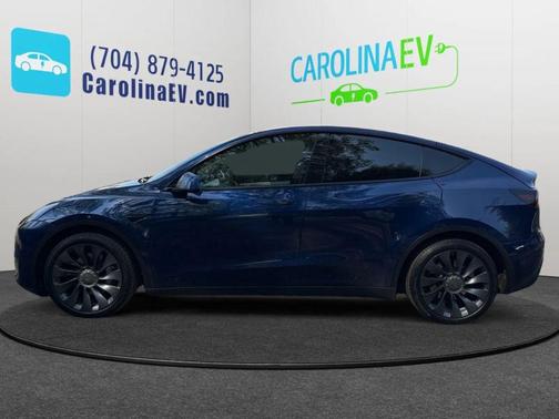 Deep Blue Metallic 2021 Tesla Model Y Long Range Dual Motor All-Wheel Drive