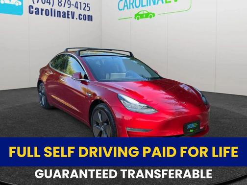 Red Multi-Coat 2019 Tesla Model 3 Long Range