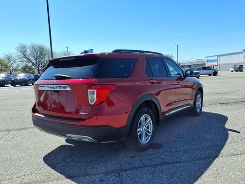 Red Metallic 2023 Ford Explorer XLT