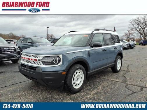 Azure Gray Metallic 2025 Ford Bronco Sport Heritage