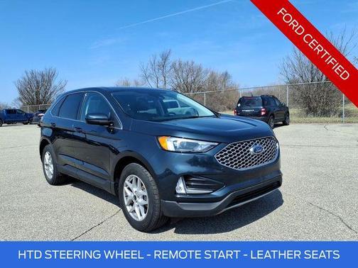 Stone Blue Metallic 2023 Ford Edge SEL