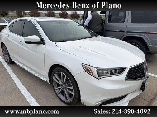 Platinum White Pearl 2020 Acura TLX Technology