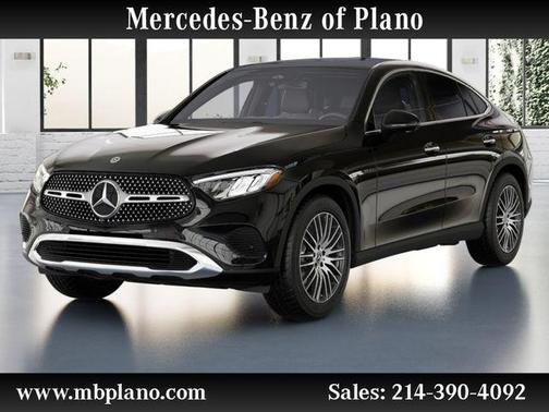 Black 2026 Mercedes-Benz GLC 300 4MATIC Coupe