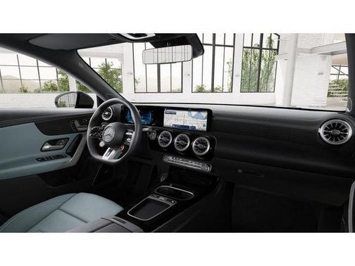 Cirrus Silver Metallic 2025 Mercedes-Benz AMG CLA 35 4MATIC