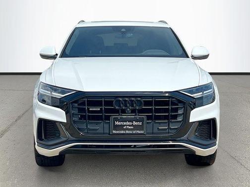 White 2021 Audi Q8 55 Premium Plus