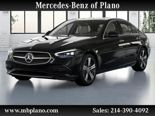 Black 2025 Mercedes-Benz C-Class C 300 4MATIC