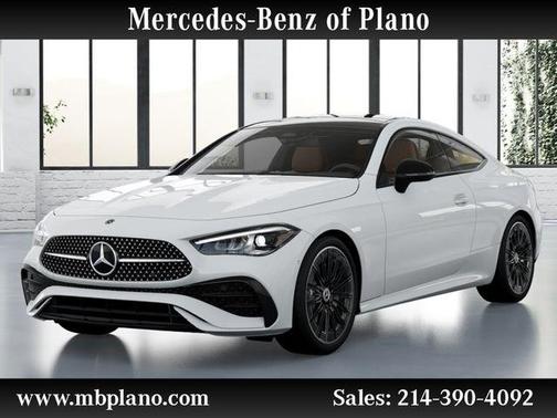 Polar White 2026 Mercedes-Benz CLE 300 4MATIC Coupe