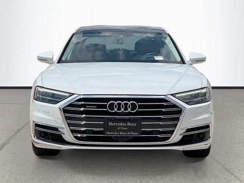 Glacier White Metallic 2020 Audi A8 L 60