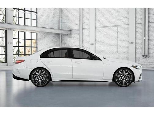Polar White 2026 Mercedes-Benz AMG C 43 4MATIC