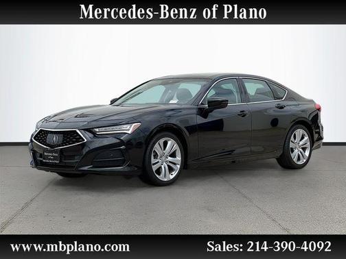 Black 2022 Acura TLX Technology