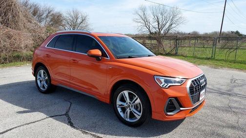 Pulse Orange 2022 Audi Q3 45 S line Premium