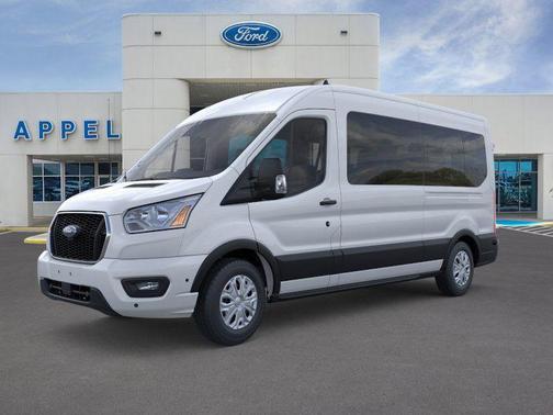 Oxford White 2025 Ford Transit-350 XLT Wagon