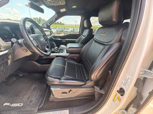 White Metallic 2022 Ford F-150 Platinum