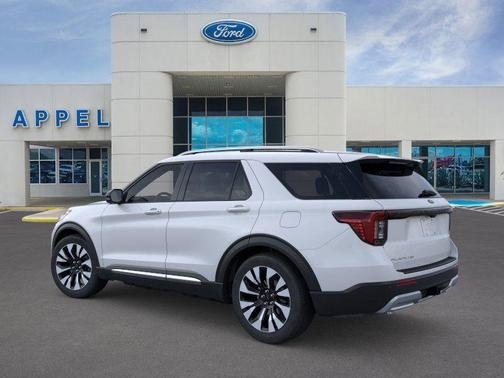 White 2026 Ford Explorer Platinum