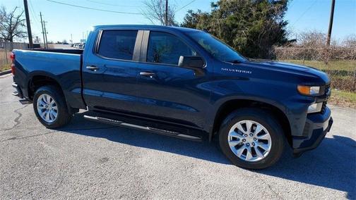 Northsky Blue Metallic 2021 Chevrolet Silverado 1500 Custom Truck