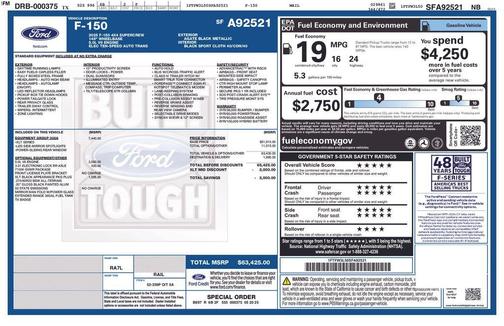 Black Metallic 2025 Ford F-150 XLT