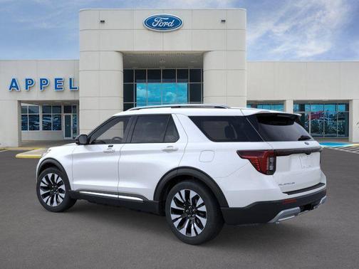 White 2026 Ford Explorer Platinum