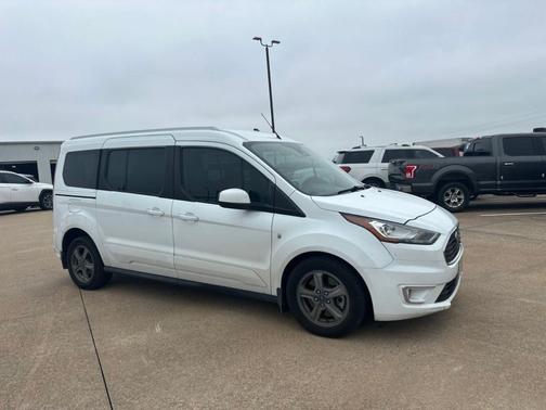 Frozen White 2023 Ford Transit Connect Titanium