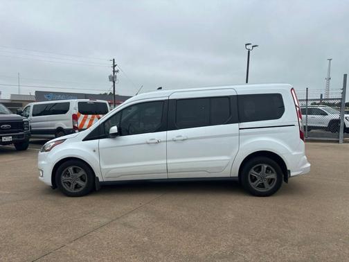 Frozen White 2023 Ford Transit Connect Titanium