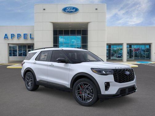 White 2026 Ford Explorer ST-Line SUV