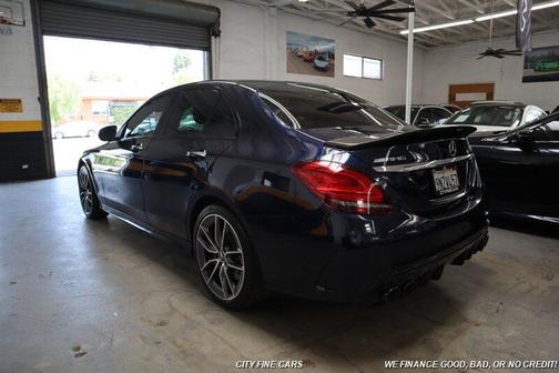 Blue 2020 Mercedes-Benz AMG C 43 4MATIC