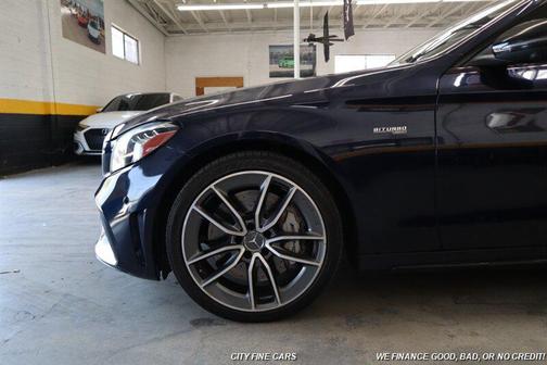 Blue 2020 Mercedes-Benz AMG C 43 4MATIC
