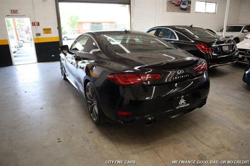 Black Obsidian 2018 INFINITI Q60 3.0t Red Sport 400