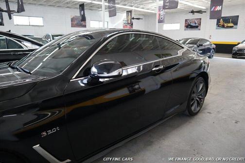 Black Obsidian 2018 INFINITI Q60 3.0t Red Sport 400