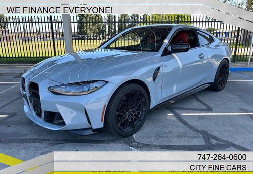 Gray 2022 BMW M4 Competition